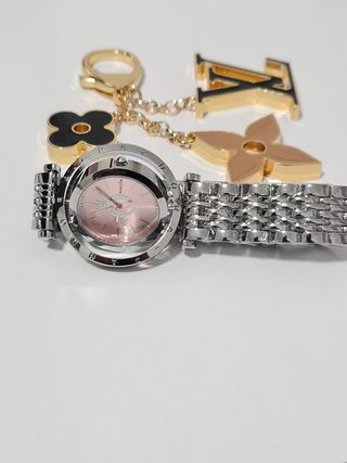 Reloj Pandora rosa y plata