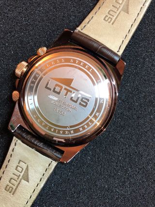 Reloj Lotus Chrono marrón-oro