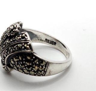 Anillo plata estilo Art Dèco