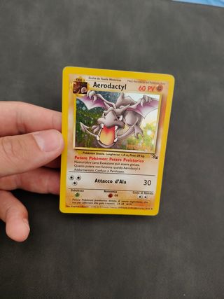 Aerodactyl 1/62 - Carta Pokémon Holo set Base