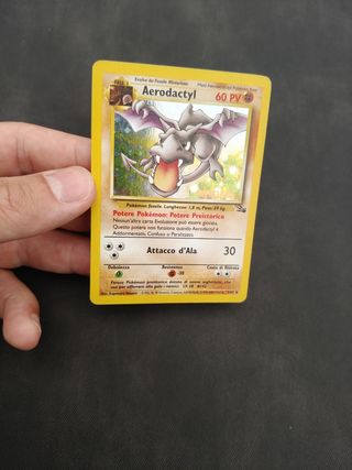Aerodactyl 1/62 - Carta Pokémon Holo set Base