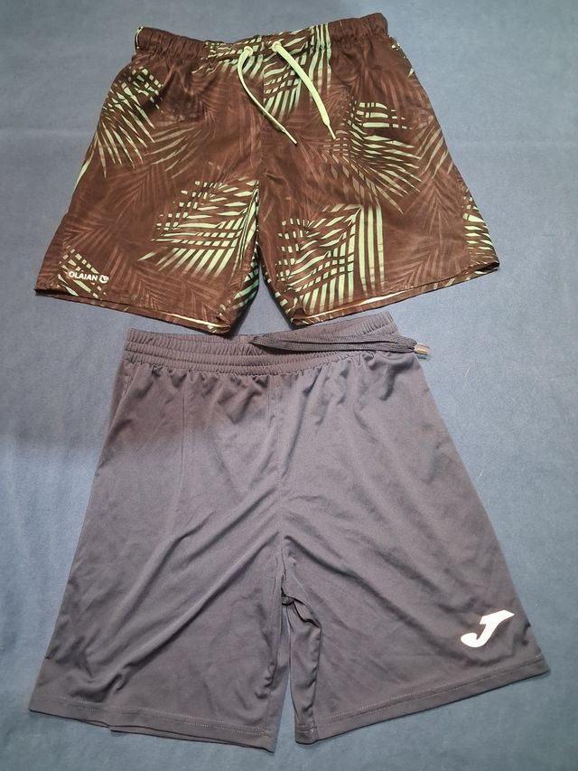Lote Pantalón fútbol Joma + Bañador Olaian T.14