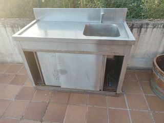 Fregadero acero inoxidable exterior
