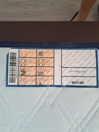 Cama 90x190cm  madera maciza