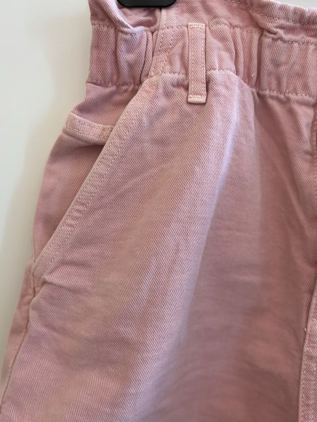 Pantalón corto vaquero Zara rosa S
