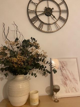 Reloj pared números romanos 