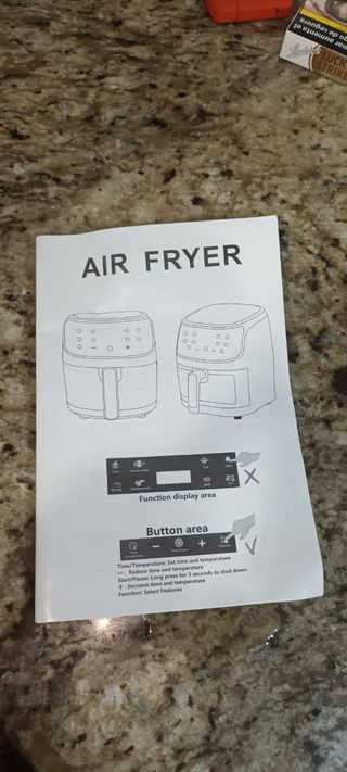 Freidora de aire 1900W