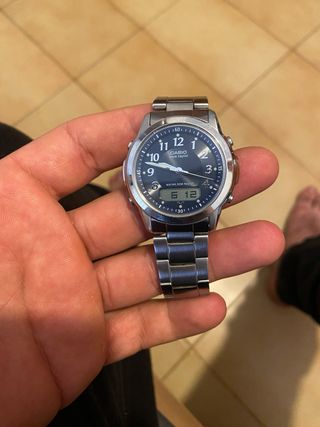 Reloj Casio Wave Ceptor plateado
