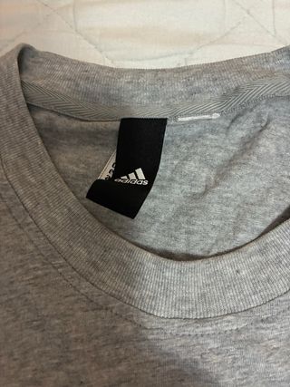 Camiseta Adidas Athletics Gris Talla M