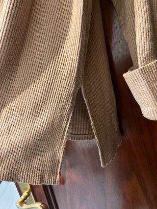 Jersey cuello alto beige