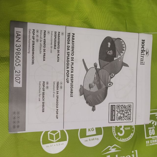 Tenda spiaggia Pop Up