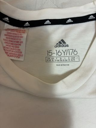 Camiseta Adidas blanca L