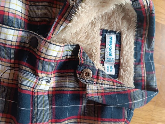 Camisa cuadros bebé Mayoral