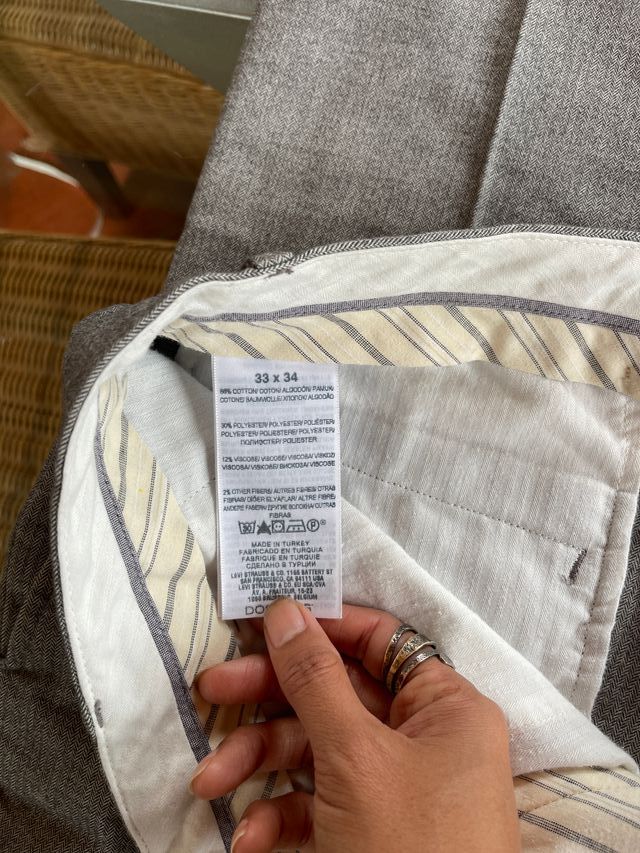 Pantalones Dockers Gris