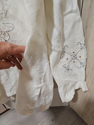 Blusa Paz Torras XL blanca