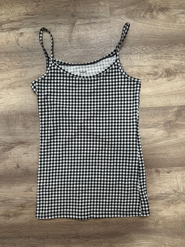 camiseta de cuadros talla S