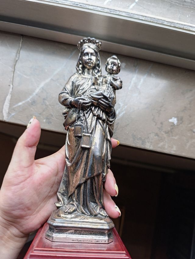 Virgen con Niño - Plata