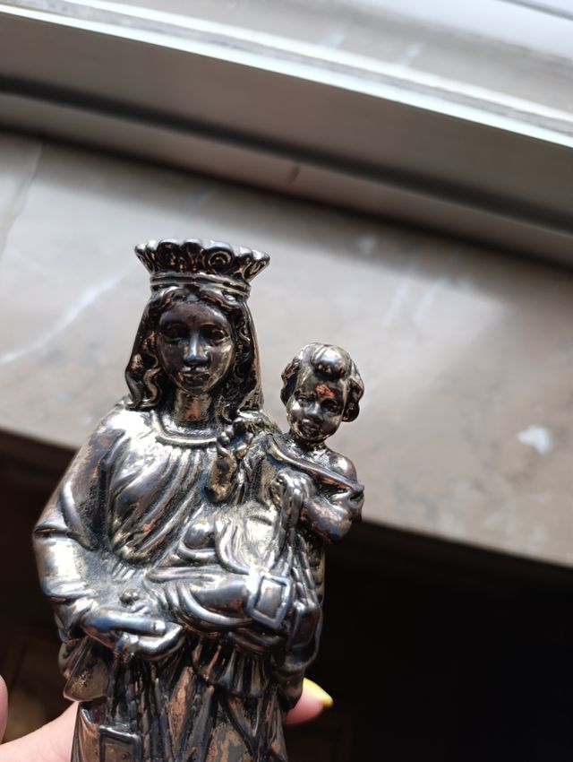 Virgen con Niño - Plata