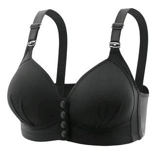 Sujetador frontal negro y beige - 2 uds