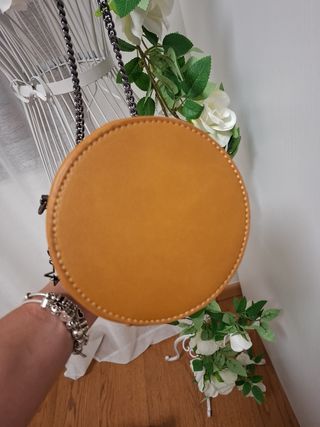 Borsetta a secchiello senape