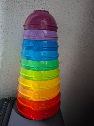 Torre apilable infantil 10 piezas