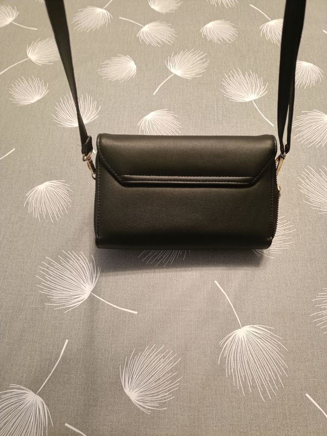 Bolso negro bandolera mujer