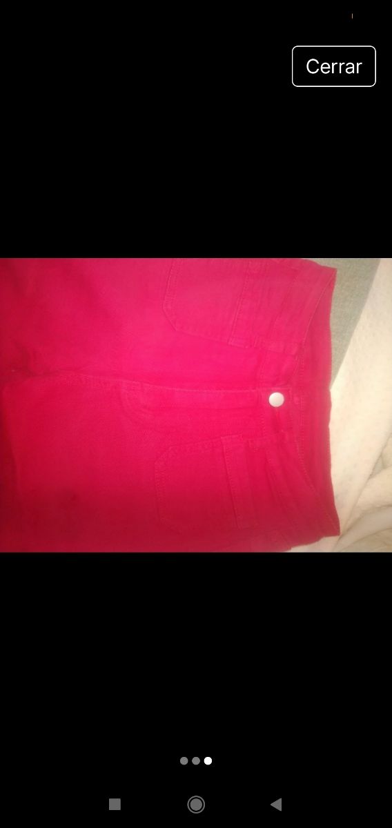 Pantalón rojo - Wide Leg