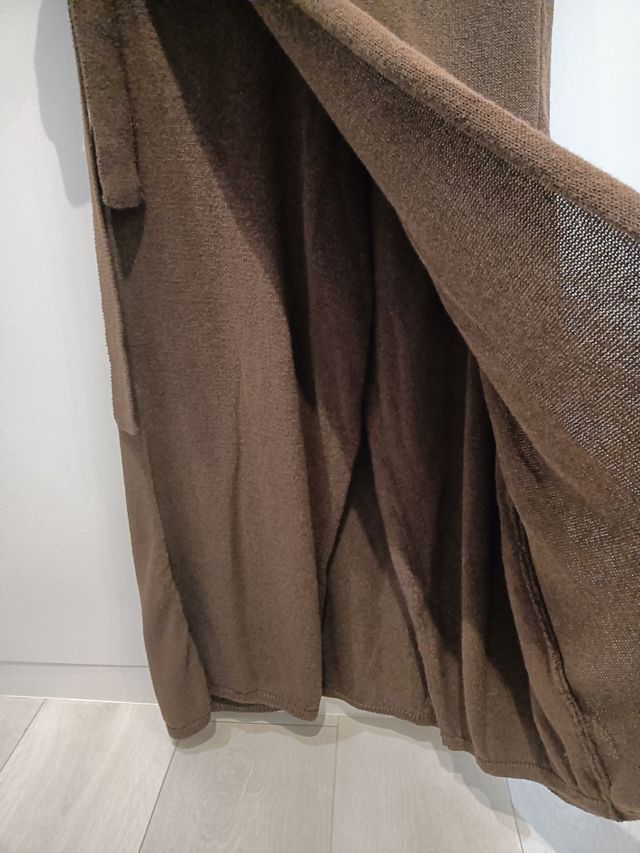 Conjunto Zara marrón - Top y falda