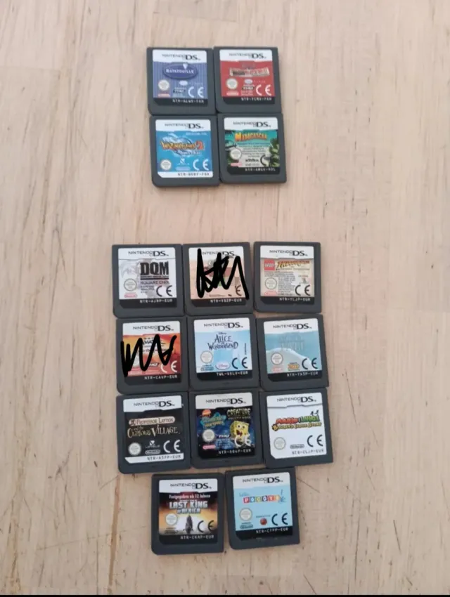 Cartuchos Juegos Nintendo DS (de 2€ a 30€)
