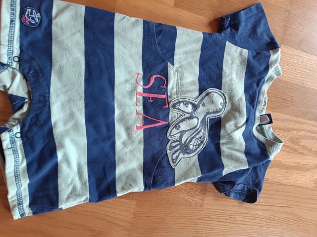 Pelele rayas bebé - T.6M tuc tuc