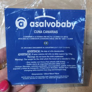 Cuna viaje Asalvo 3 en 1