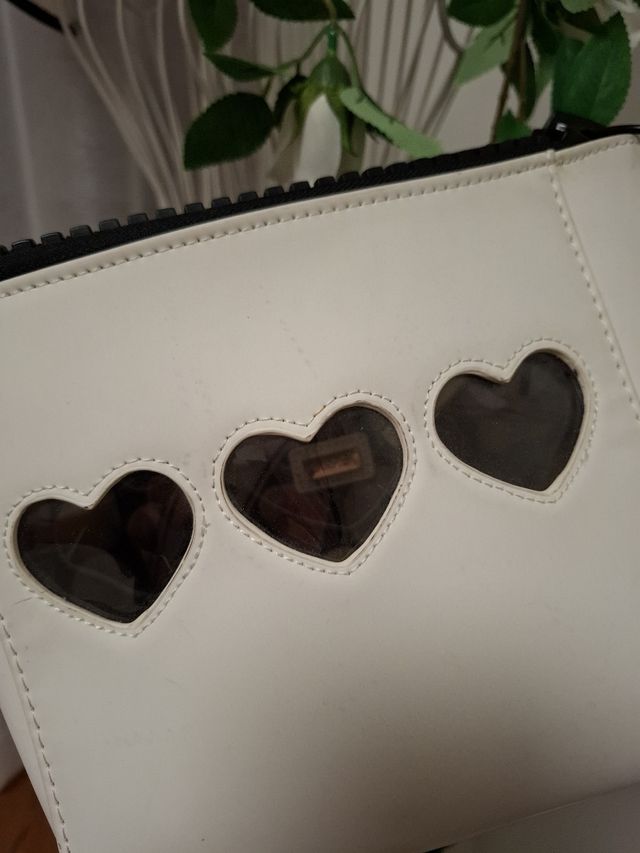 Borsa Carpisa a mano bianca e rossa