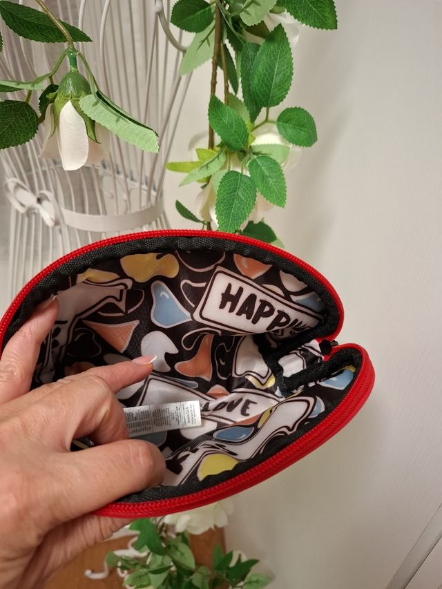 Borsa Carpisa a mano bianca e rossa