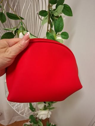 Borsa Carpisa a mano bianca e rossa