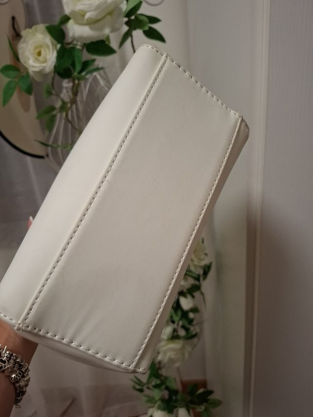 Borsa Carpisa a mano bianca e rossa