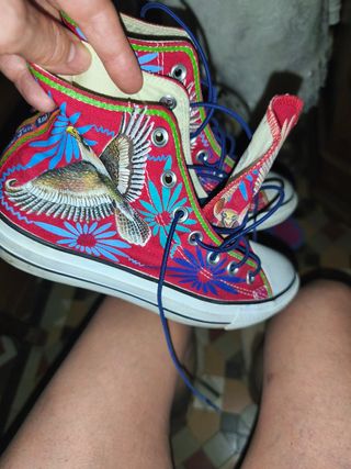 Converse pintadas a mano