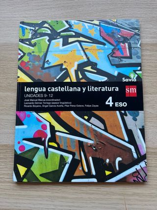 Lengua castellana y literatura. 4 ESO. Savia. T...
