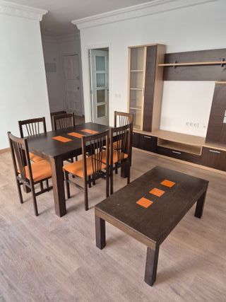 Comedor madera 6 sillas - Mesa centro
