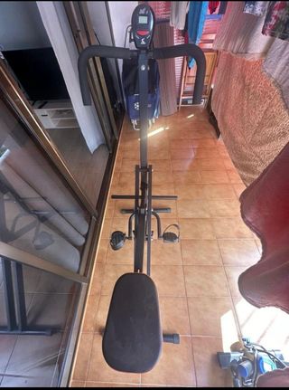 Bicicleta estática plegable