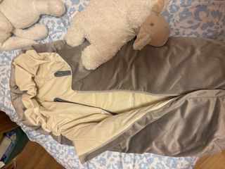 Saco Bebé Babyzen YOYO 0+ gris y beige 