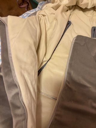 Saco Bebé Babyzen YOYO 0+ gris y beige 