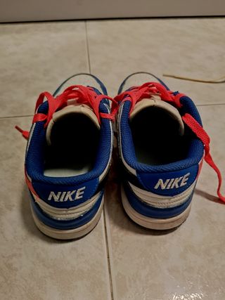 Zapatillas Nike Dunk Low Azul-Blanco