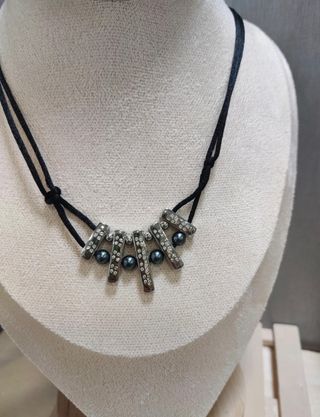 Collar Viceroy - dorado y plateado