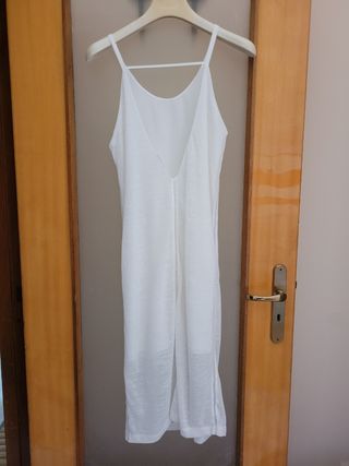 Vestito lungo bianco estivo