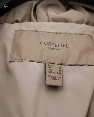 Abrigo Cortefiel marrón mujer