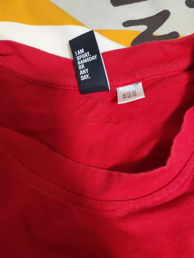 Camiseta Adidas roja n°10 - Talla L/XL