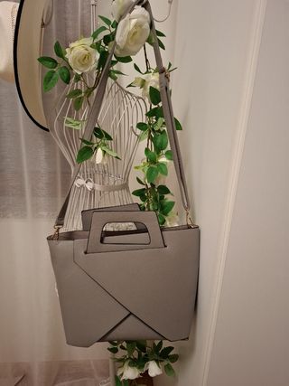 Borsa a mano grigia - elegante