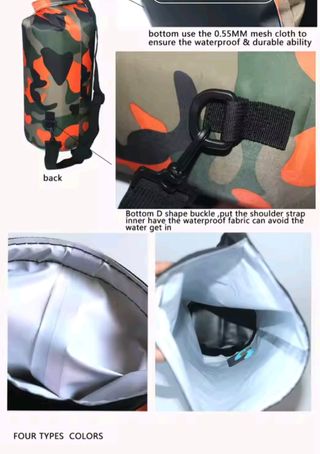 Mochila estanca 30L Amarilla NUEVA Bolsa