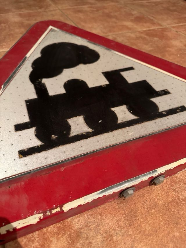 Señal Ferrocarril Vintage años 60