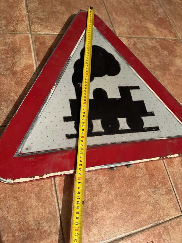 Señal Ferrocarril Vintage años 60